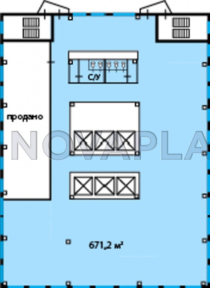 Продажа офиса в Москве 666 м2