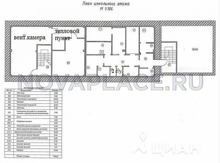 Аренда здания (ОСЗ) в Москве 970 м2