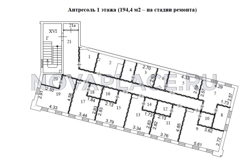 Аренда здания (ОСЗ) в Москве 630 м2