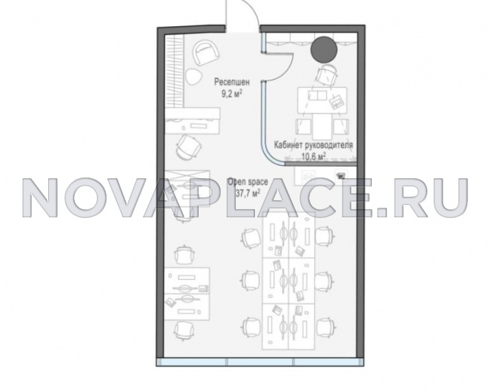 Продажа офиса в Москве 59 м2