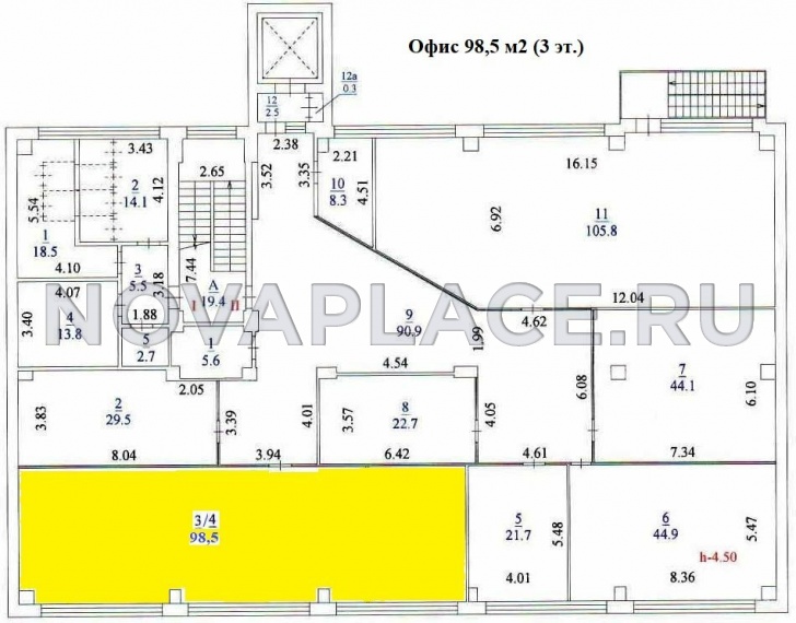 Аренда офиса в Москве 100 м2