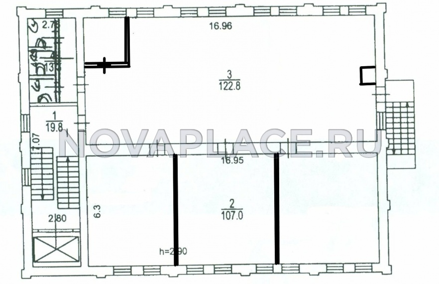 Аренда офиса в Москве 264 м2