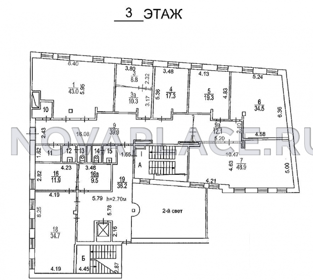 Аренда здания (ОСЗ) в Москве 1500 м2