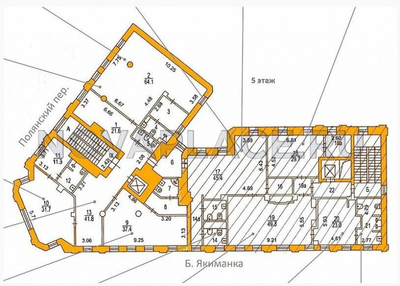 Аренда здания (ОСЗ) в Москве 2997 м2
