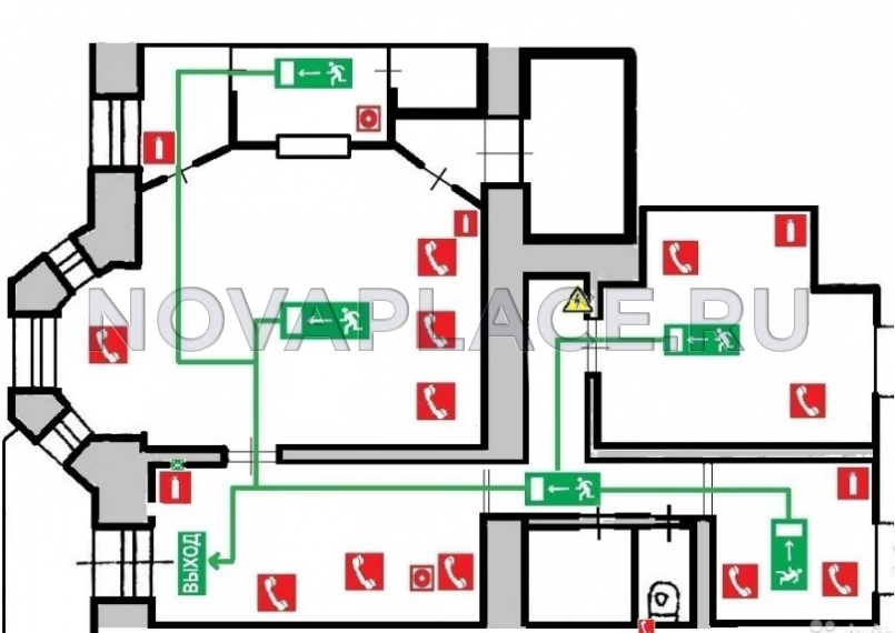 Аренда офиса в жилом доме в Москве 118 м2