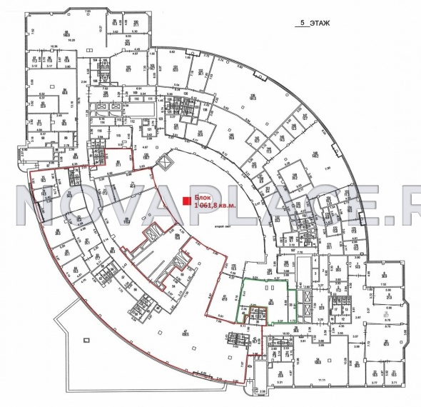 Аренда офиса в Москве 1061 м2