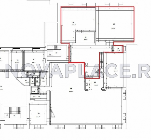 Аренда офиса в бизнес-центре в Москве 195 м2
